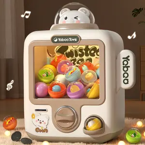 Unicorn Mini Vending Machine Party Game, 34-Piece Electronic Prize Dispenser, Interactive Queue Play Game for Parties and Events