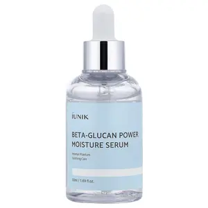 iUNIK Beta-Glucan Power Moisture Serum, Dry & Sensitive Skin Type, 1.69 fl oz (50 ml)