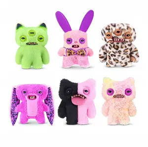 Fuggler "Baddies" Mystery Blind Box Plush - Y2K Aesthetic Ugly-Cute Monster Toy, Leopard Print & Neon Stuffed Animal Collectible, Quirky Gift for Girls, Teens & Y2K Fashion Lovers (1 Pack)