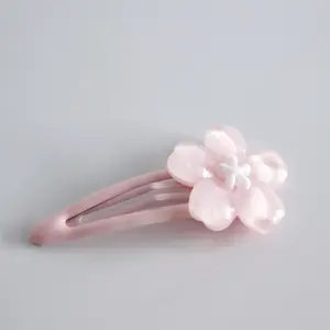 [White gift] Pink hair clip, suitable for gift friends, holiday gifts