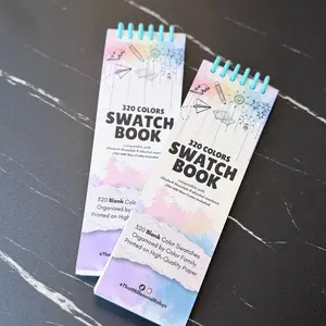 320 Alcohol Marker Swatch Book - 320 Blank Swatches for Ohuhu Honolulu B Markers | High-Quality Paper | Organized Creativity