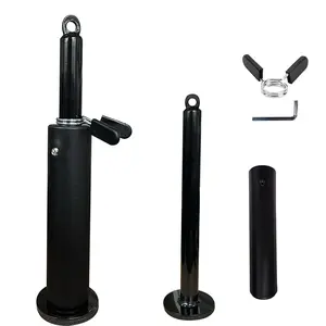 Fitness Loading Pin for LAT Pulldown Cable Pulley System, Cable Machine Attachment Weight Pin fit 1 Inch and 2 Inch Olympic Plate for Strength Training