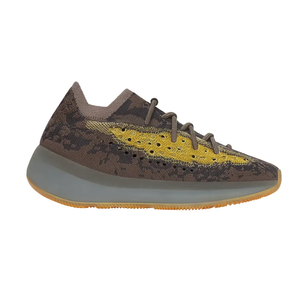 adidas Mens Yeezy Boost 380 Slip On Sneakers Shoes Casual - Brown, Yellow