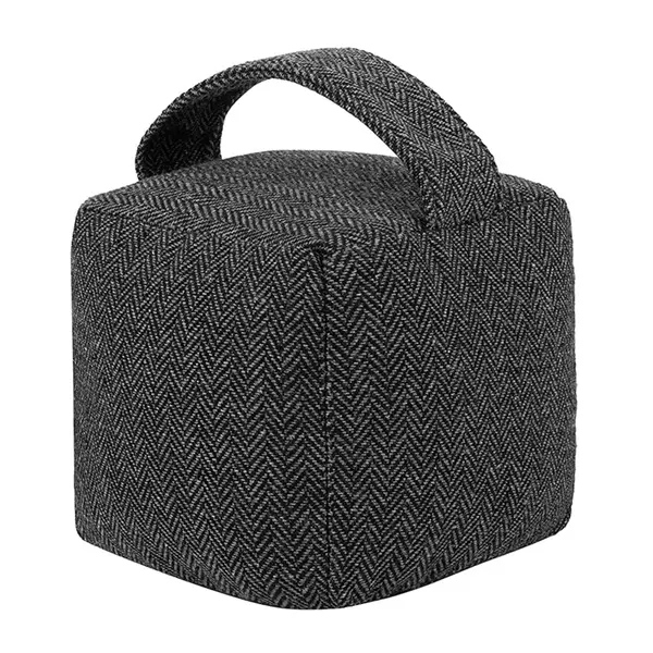 4.4 lbs Heavy-Duty Door Stopper, Decorative Door Stopper, Weighted Fabric Door Stopper for Bedroom, Living Room, Interior & Exterior Doors, Also for Door Prop for Cats Dogs