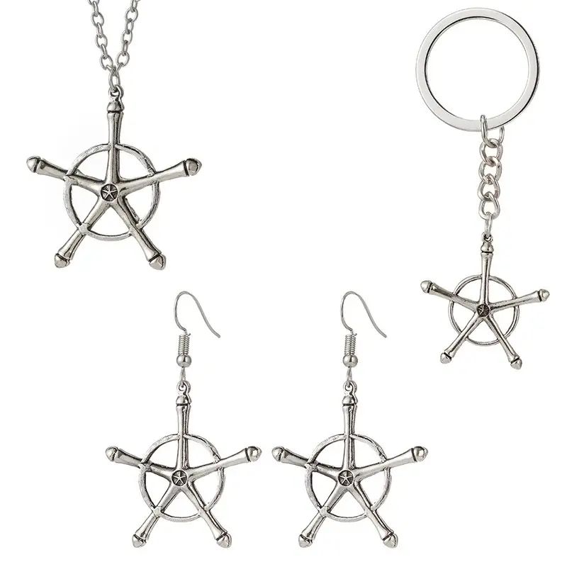 Necklace Amulet Alloy Choker Chain Keychain Pendant Jewelry Gifts