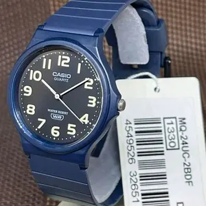 new Casio blue silicon unisex new design watch MQ24UC-2B