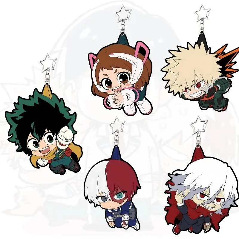 Anime My Hero Academia Q Version Acrylic Keychain, Friends Gift