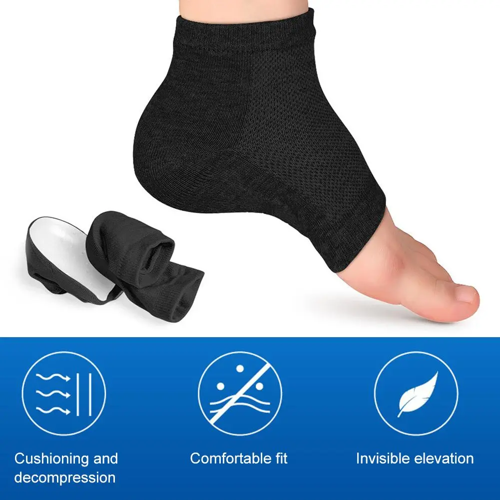 Invisible Height-increasing Insoles, Non-slip Height-increasing Heel Insoles, A Pair of 2.5CM 3.5CM Height-increasing Universal, Shoe Accessories Footwear Dry Cotton