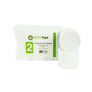 OrthoTape 2" Synthetic Cast Padding | Clinic Pack — 12 Rolls × 4 Yards | Finger & Pediatric Casting