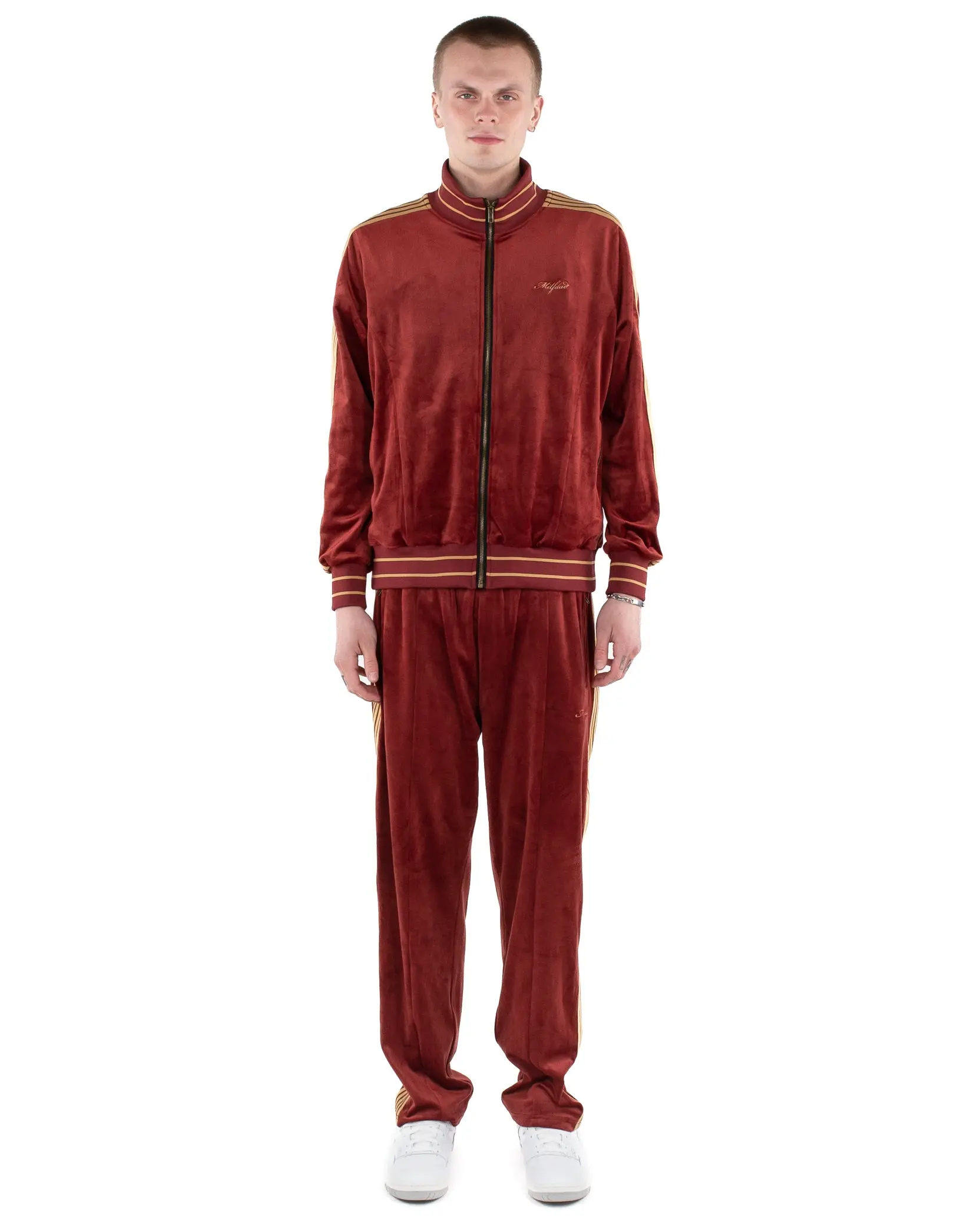 Velour Tracksuit (Set) - Ruby