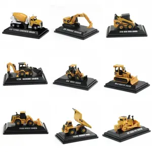 STONESTAR 1/160 Mixer Concrete Truck Excavator Loader Tractor Alloy DieCast Mini Model