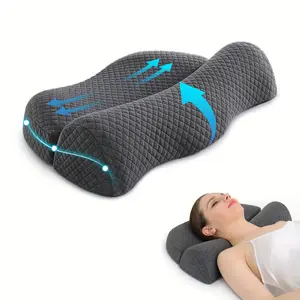 1Pc Neck Pillow Cervical Pillows Pillow, Contoured Head Pad Pillows for Neck and Shoulder Support,Ergonomic Sleeping Cushion for Side Sleepers, Back and Stomach Sleepers