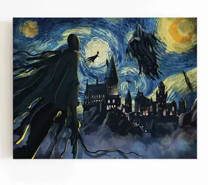 Dementor Poster, HP Poster, HP Wall Hanging, HP Magic Castle Poster, Potterhead Home Decor, HP Wall Decor, Wizard World Poster, Herbology 438100
