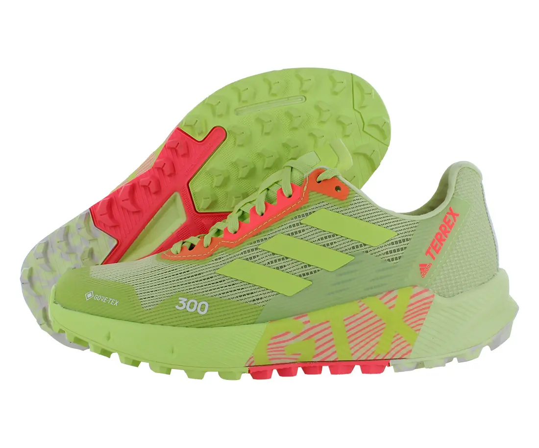 Adidas Women's Terrex Agravic Flow 2 GORE-TEX Waterproof Trail Running Shoes, Athletic Outdoor Sports Trainer, Sneaker, Sports Shoes, Footwear, Walking Shoes