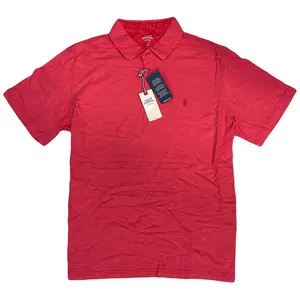 IZod Saltwater Men's Polo Shirt - Relaxed Fit Classic 100% Cotton Short Sleeve Casual Top for Golf & Everyday Wear