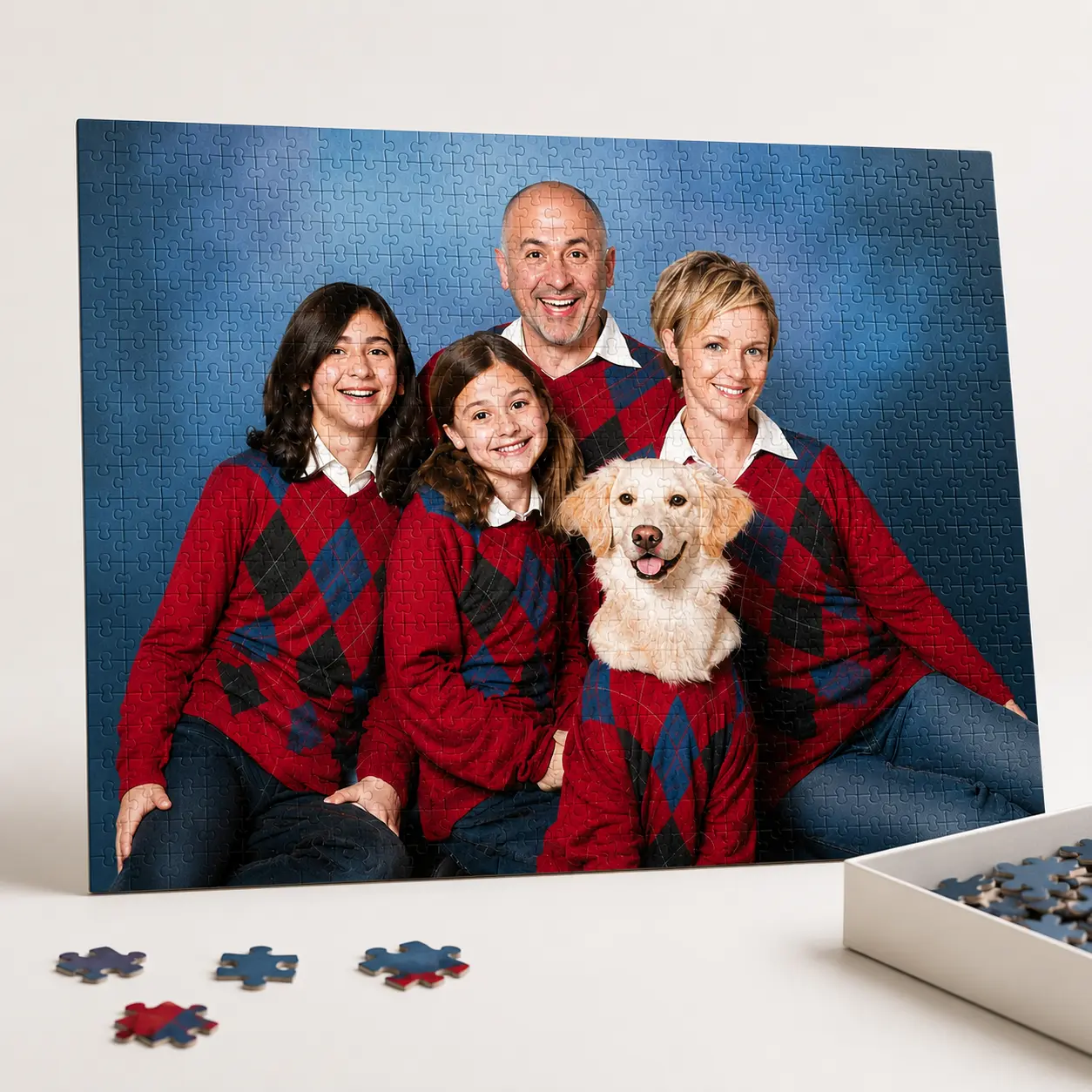 Custom Picture Puzzle, Personalized Photo Puzzle with Text or Artwork, 300/500/1000 Piece Rectangle Jigsaw Puzzle Gift for Anniversary Birthday Wedding