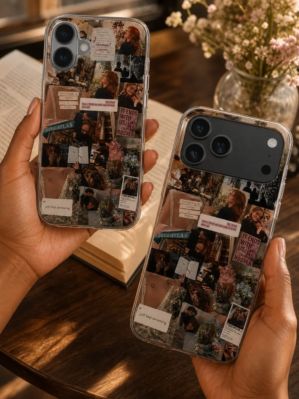 It Ends With Us Inspired Vintage Phone Case Collection, Bookish Aesthetic Tumblers