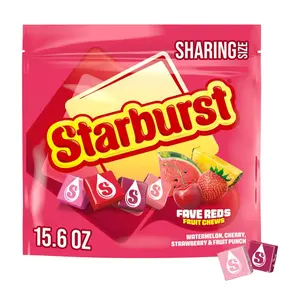 FaveREDS Fruit Chews Candy, Chewy Candy, 15.6 oz Sharing Size Bag