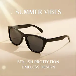 Unisex Summer Vibes Square Polarized Sunglasses, Choose Your Style Premium UV400 Protection Lightweight Mirror Lens Sun Glasses for Men Women Driving Vacation Outdoor Daily Wear