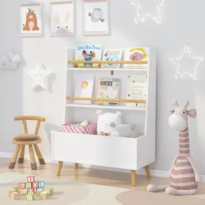 Bookshelf, Book and Magazine Rack, Book Organizer, Storage Cabinet Organizer