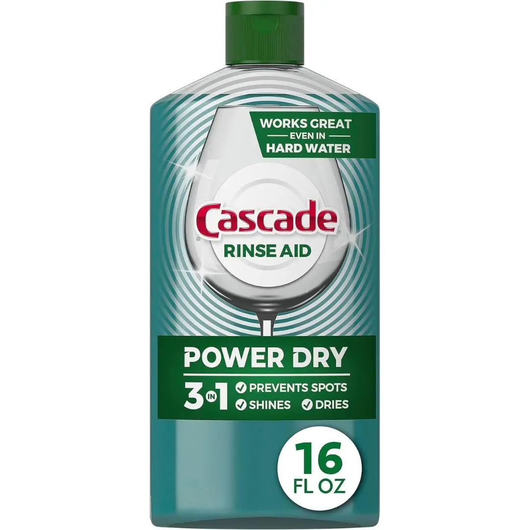 Cascade Power Dry Dishwasher Rinse Aid, 16 fl oz