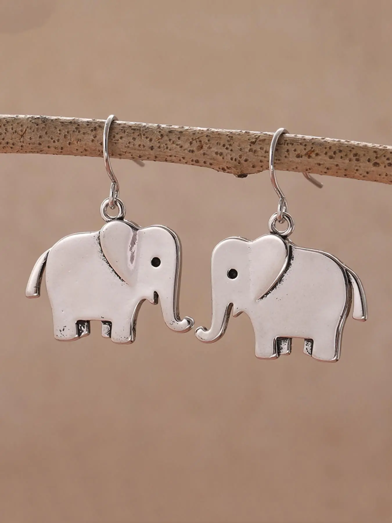 Cute Elephant Design Earrings, Dangling Earrings, Dangle Earrings, Fashionable Jewelry for Women & Girls, Trendy All-match & Exquisite Jewelry for Birthday Gift