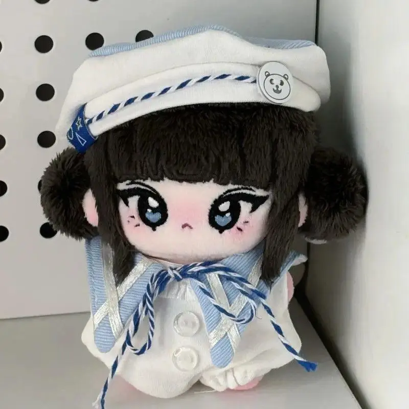 Stuffed 10cm Pretty Girl Haerin Starfish Body Kawaii Cotton Doll Plush Toy COS Birthday Gift or Cute Backpack Pendant Ornament