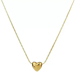 Heart-Shaped Charm Necklace