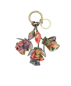 Three Rose Bag Charm - French Hydrangeas
