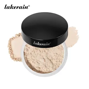 Lakerain Loose Setting Powder, Soft Focus Powder Controls Oil & Blurs Pores, Lightweight Silky Texture for a Smooth Matte Finish, Sets Makeup All Day, Multiple Shades, Ideal for Oily & Combination Skin
