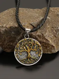 Vintage Viking Tree of Life Pendant Charm Necklace, Fashion Trendy Men's & Women's Jewelry, Party Accessories, Valentine's Day Gift