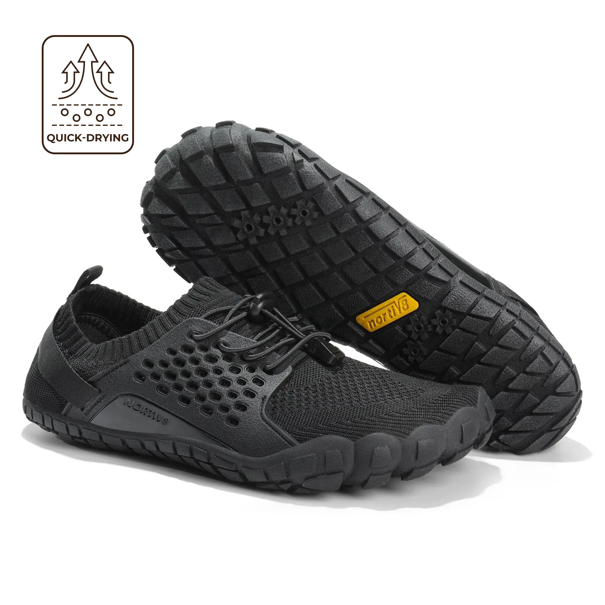NORTIV 8 Men's Water Shoes Barefoot Athletic Lightweight Sports Aqua Shoes Outdoor Swim Fishing Hiking Diving Surf Walking Water Shoe TREKMAN tiktokshopbacktoschool
