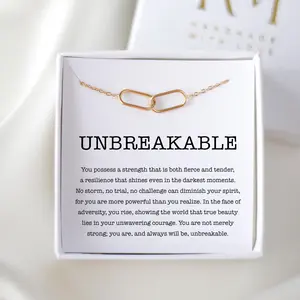 Unbreakable Necklace - Empowerment and Resilience Jewelry Gift for Her