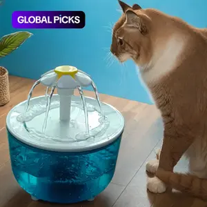 Pet Water Fountain, USB-Rechargeable Automatic-Circulation Cat Water Dispenser, Indoor Cat Drinking Fountain, Automatic Water Bowl and Pet Drinking Supplies