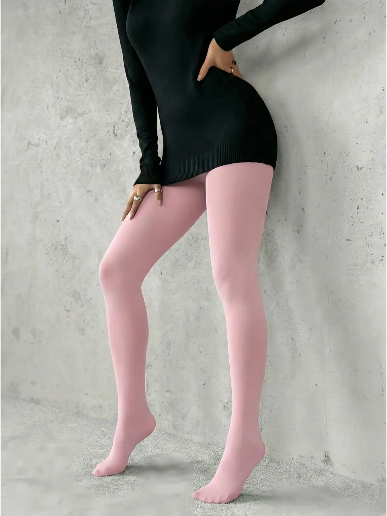 Spring Sweetheart Transition Tights, Plus Size Casual Leggings for Fall & Spring, Refresh Your Wardrobe with Colorful Comfort, Women Pantyhose Clothing