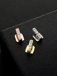 Single vertical bar braces set, a cost-effective choice, hip-hop single-row braces, rap circle, street casual style, suitable for both men and women, Tooth gem, comes with braces