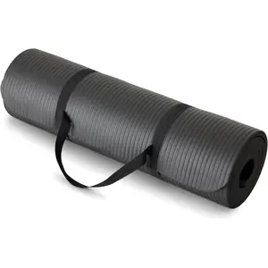 Extra Thick Exercise Yoga Mat with Carrying Strap