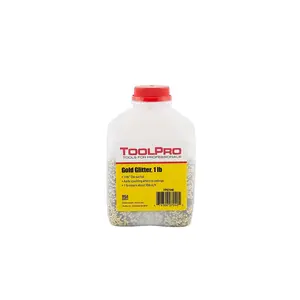 ToolPro Ceiling Glitter -1/16 in. Gold Glitter - 1 lb.