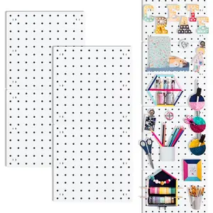 Pegboard Wall Organizer Panels, Multi-Room, Easy to Install (4Pcs)