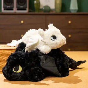 55cm Cute Little Dragon Doll Plush Toy Simulation Cartoon Anime Soft Sofa Bed Pillow for Children