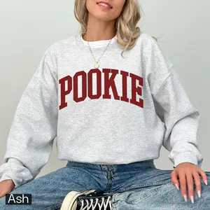[SALE UP TO 50% + FREE SHIP] Pookie Crewneck Sweatshirt, Anniversary Gift, Couples Sweatshirts, Cute Girlfriend Sweater, Aesthetic Pet Name Couples Gift