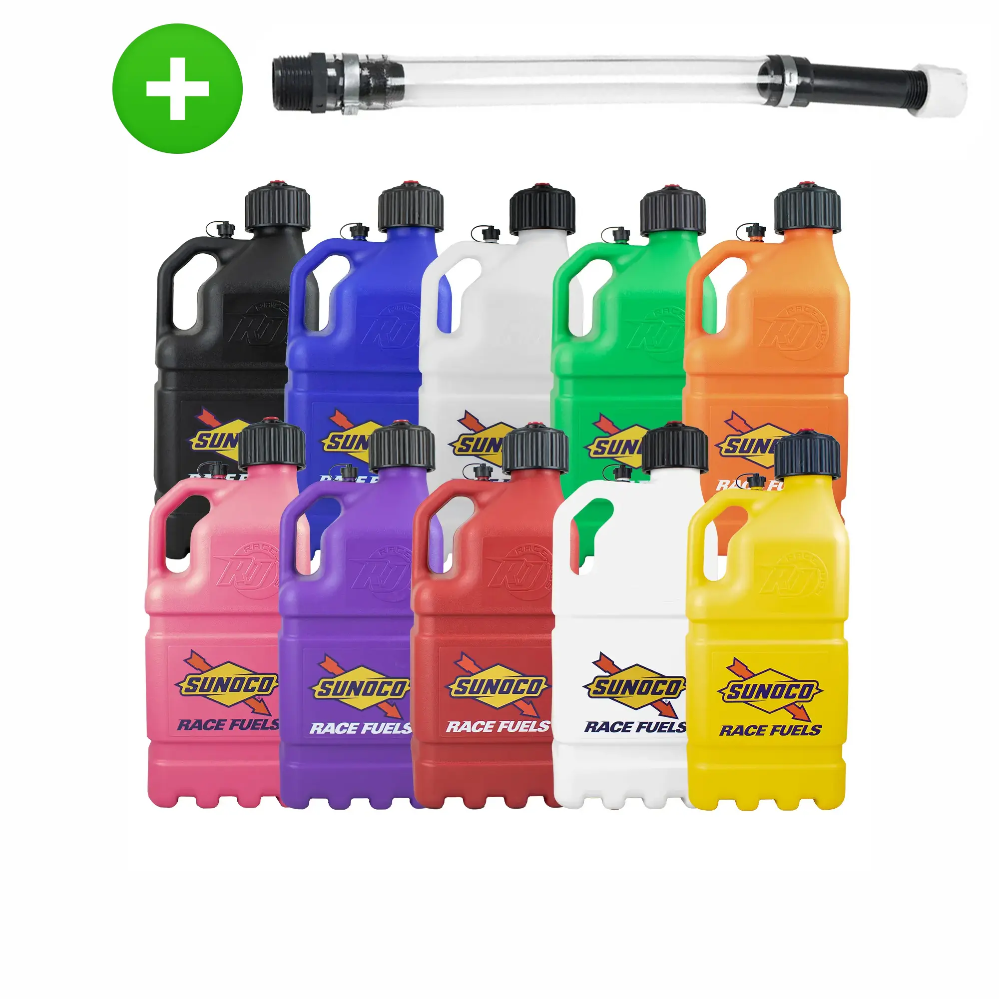 Sunoco - 5 Gallon Utility Jugs + Deluxe Filler Hose