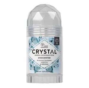 CRYSTAL Deodorant Stick (30003), Unscented, 4.25 Ounce