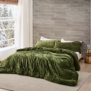 Coma Inducer Oversized Comforter Set - Me Sooo Comfy - Pesto