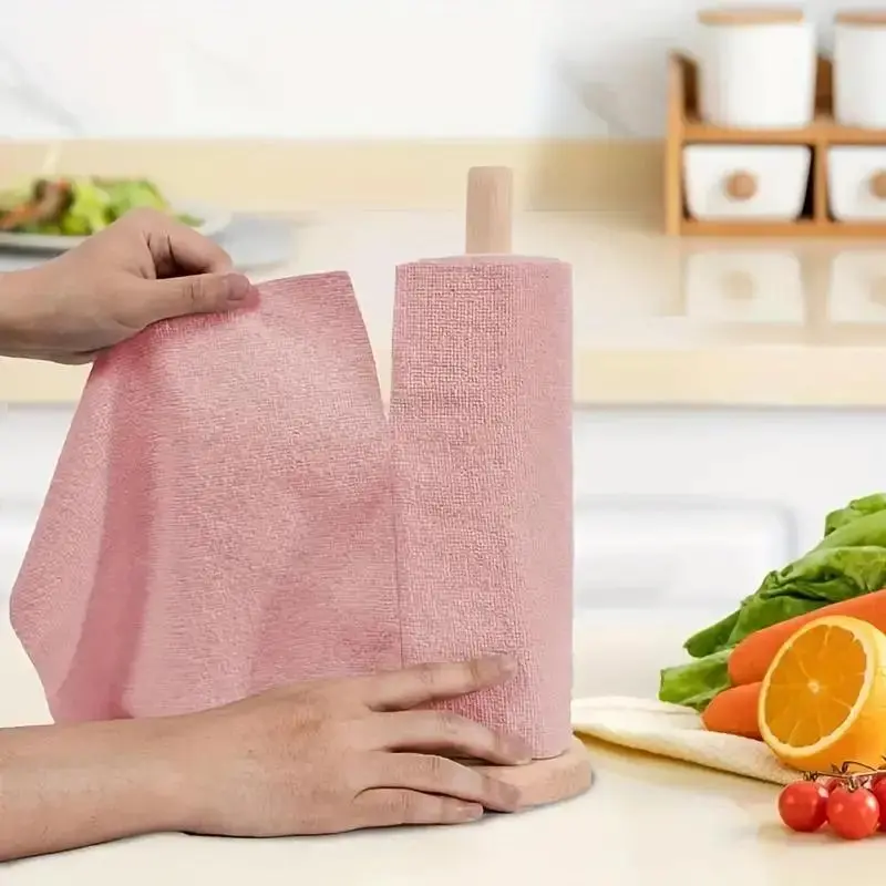 20-Piece Microfiber Cleaning Roll Sheets - Washable, Tear-Away, High-Absorbency Household Towels, Durable Easy Clean Multipurpose Supplies for Home Care