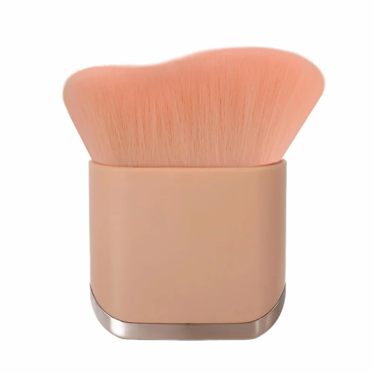 Self Tanner Kabuki Brush for Streak-Free Face & Body Application, Dense Soft Synthetic Bristles for Flawless Blending of Makeup, Lotions, and Mousse