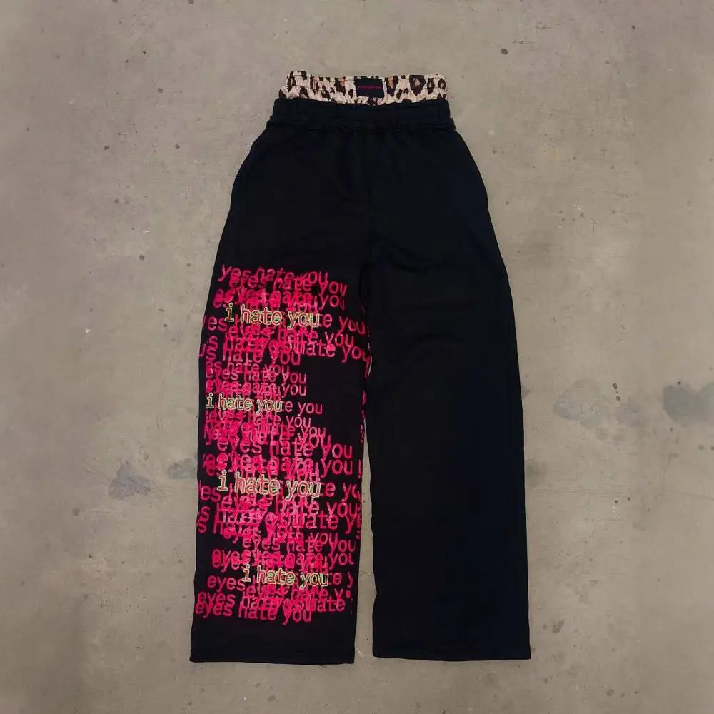 Mens Y2K Streetwear Sweatpants