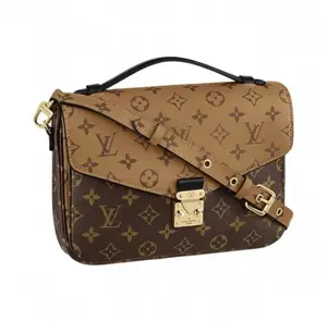 Pre-owned Louis Vuitton Pochette Métis Monogram Reverse Canvas Bicolor Messenger | Full Authentic Microchip Version | Hand & Shoulder Bag
