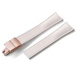 Premium Rubber CTS Curved Strap with Quick Release Butterfly Buckle