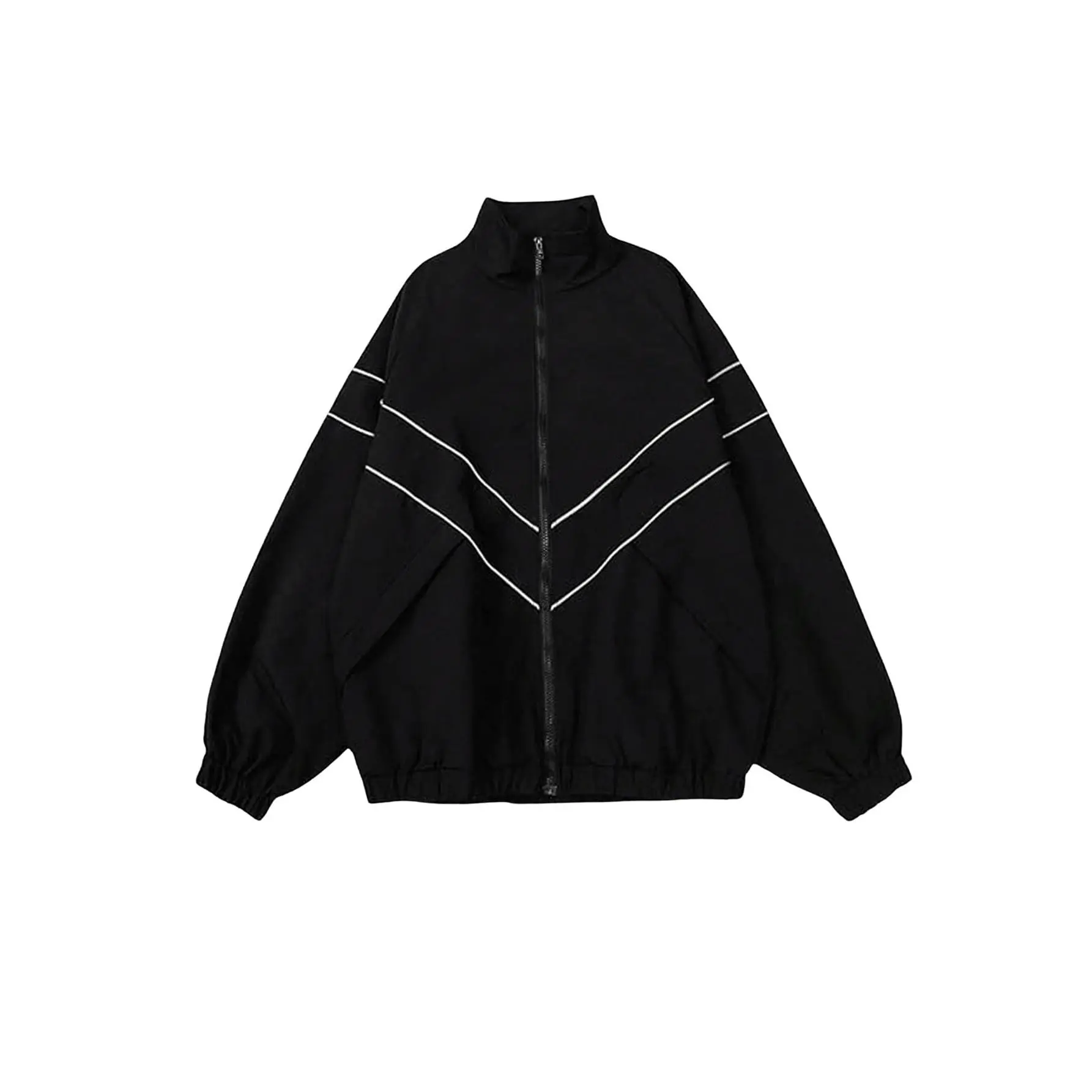 Spring Summer Casual Zip Up Jacket Lightweight Windbreaker Outerwear Varsity Jackets